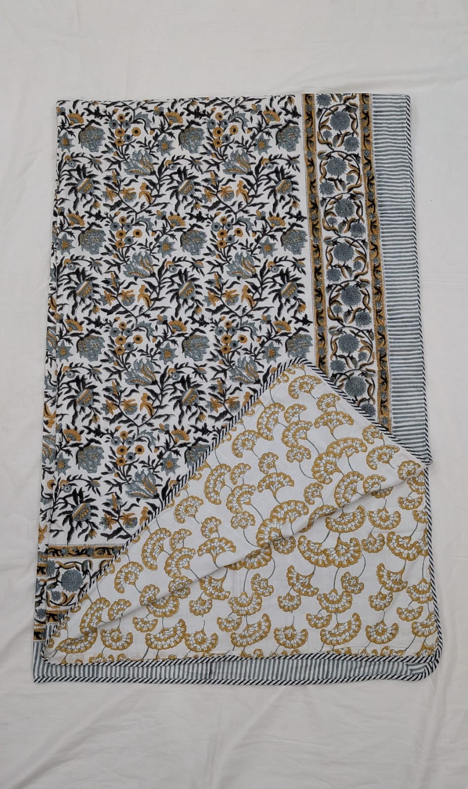 Hand Block Printed Cotton Dohar